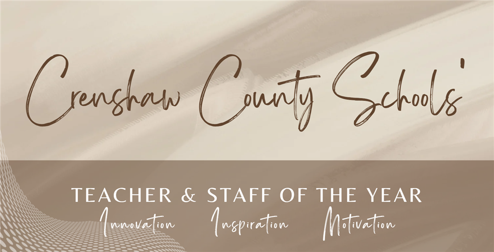  Crenshaw County Teacher of the Year